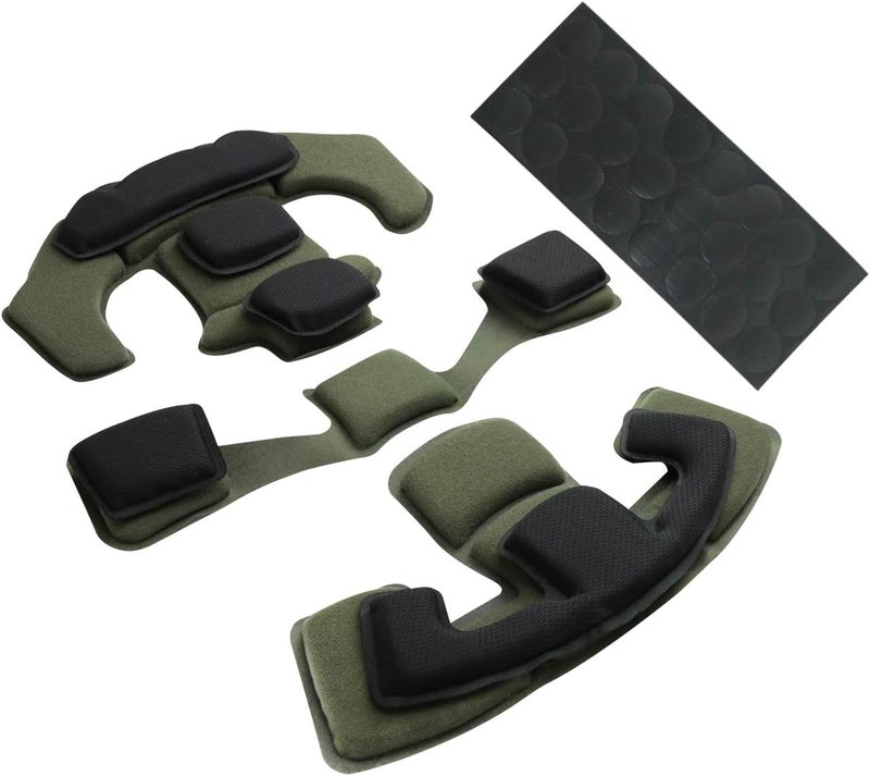 Aoutacc Tactical Airsoft Helmet Pads Internal Memory Foam Foam Protective Cushion Buffer Pad Protection Mat Accessories Liner System for Fast MT MICH IBH AF ACH Helmet - Image 1